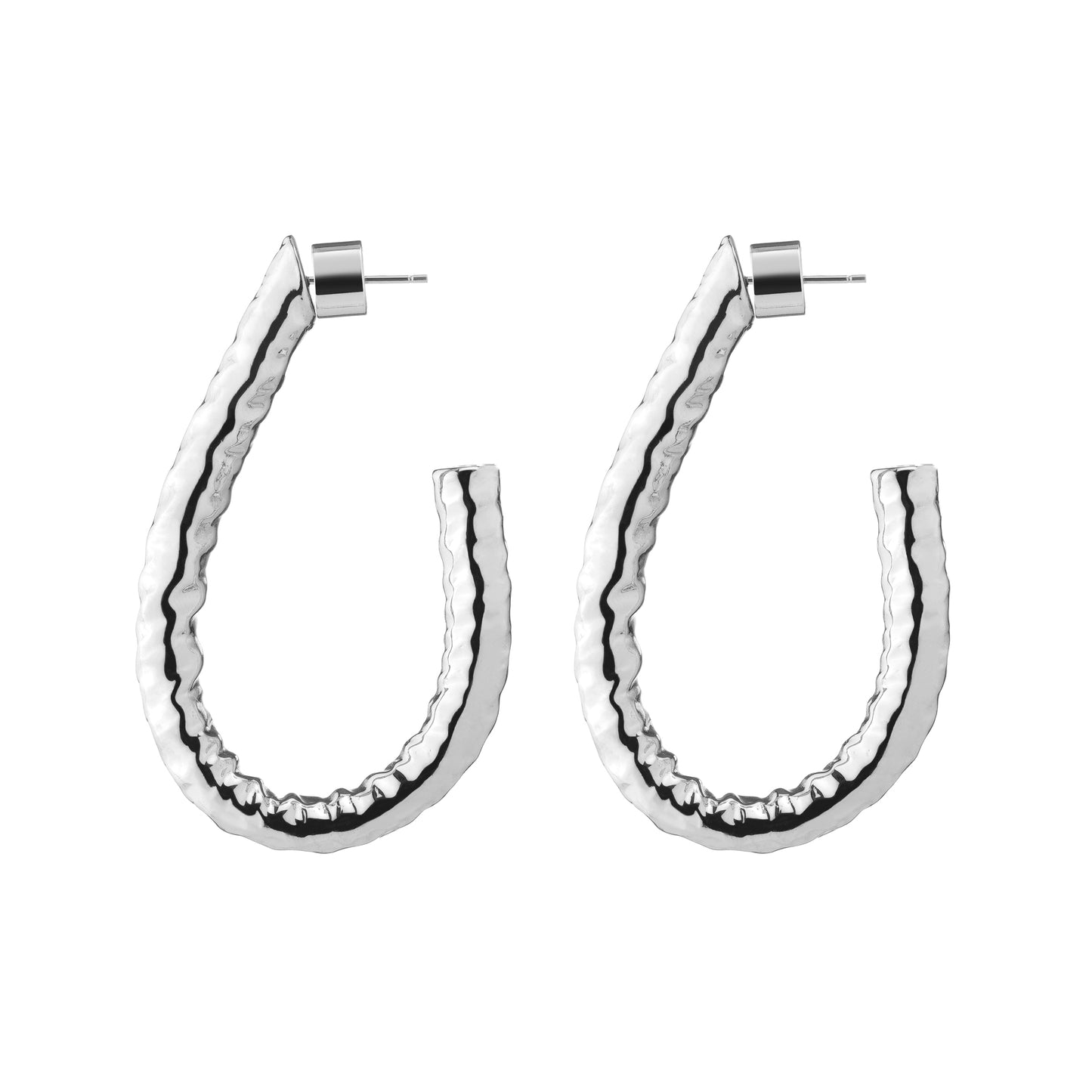 1.5" Teardrop Maeve Baby Hoops