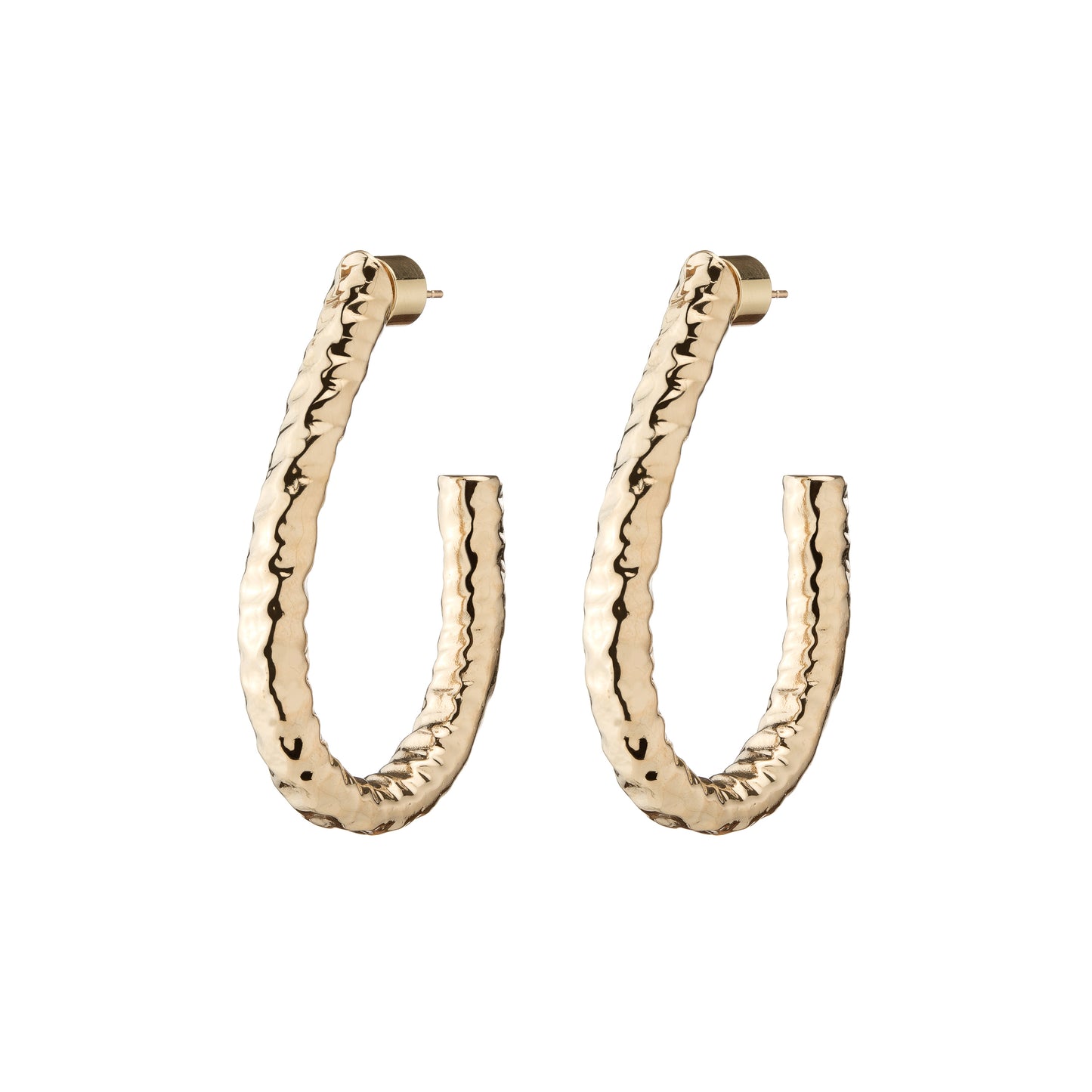 1.5" Teardrop Maeve Baby Hoops