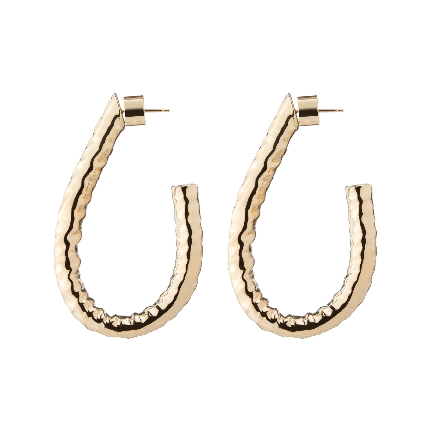 1.5" Teardrop Maeve Baby Hoops