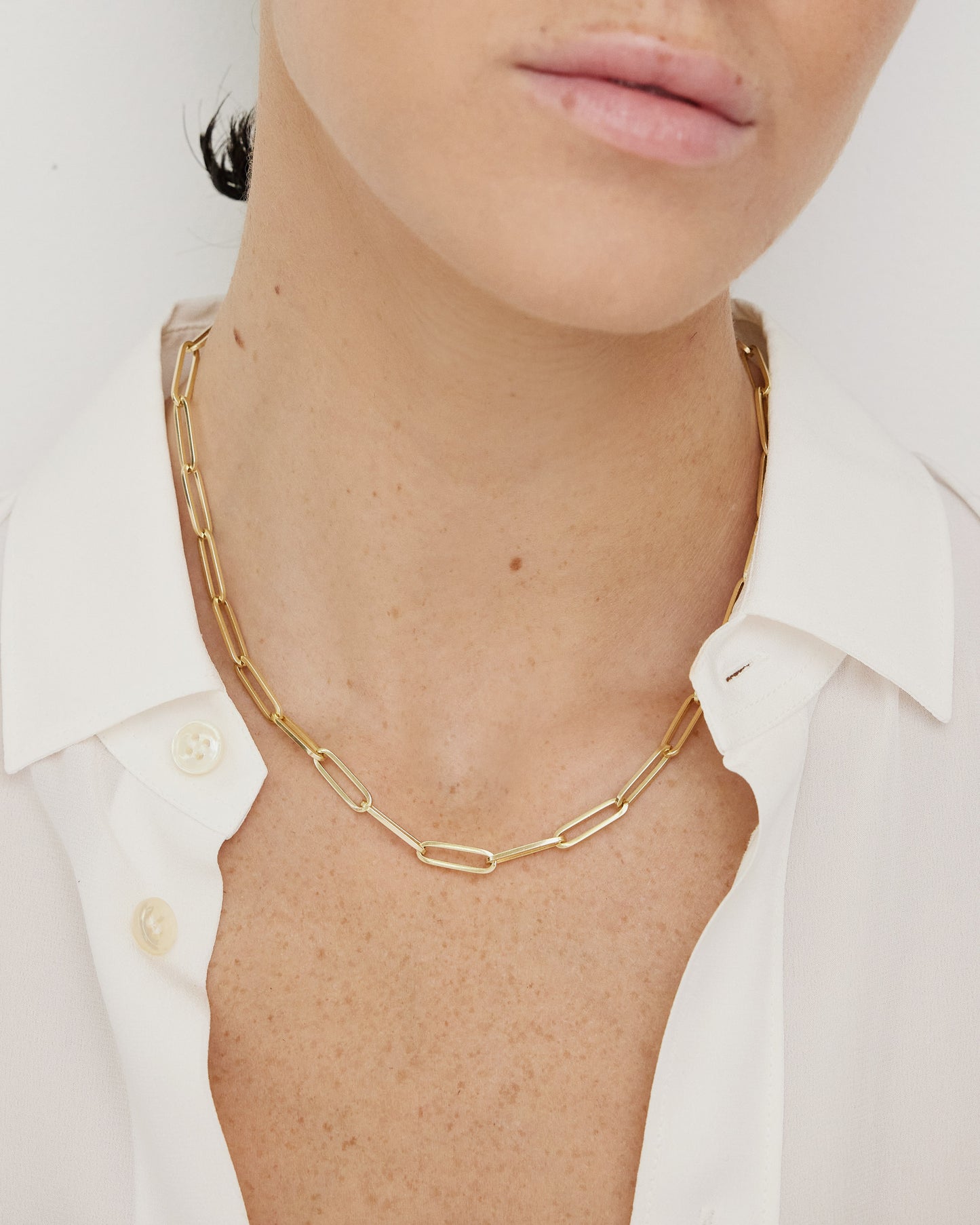 14k Large Long Link Chain
