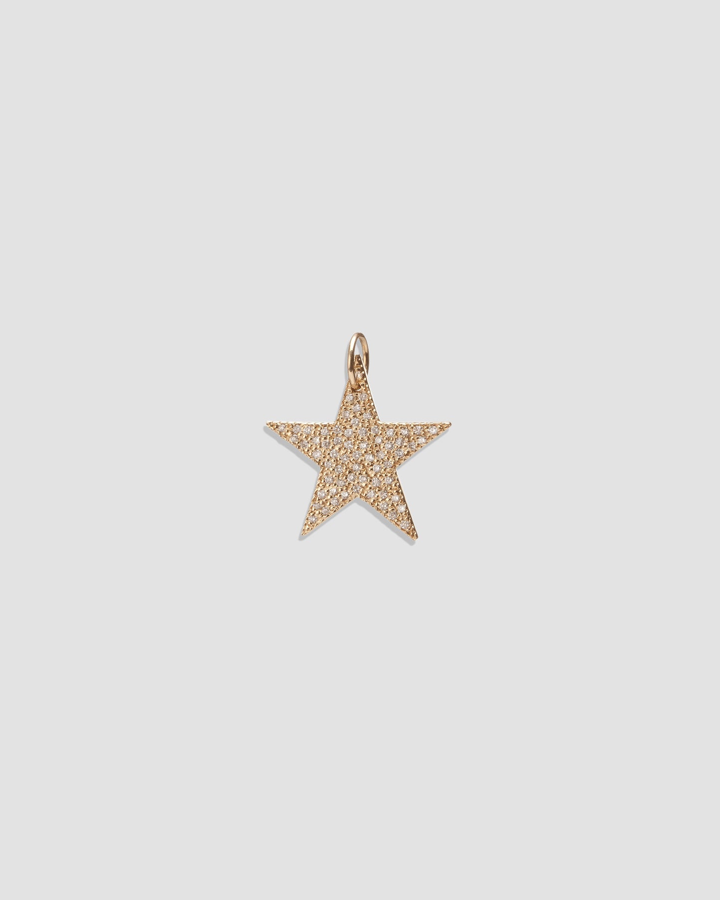 Large Star with Pavé White Diamonds