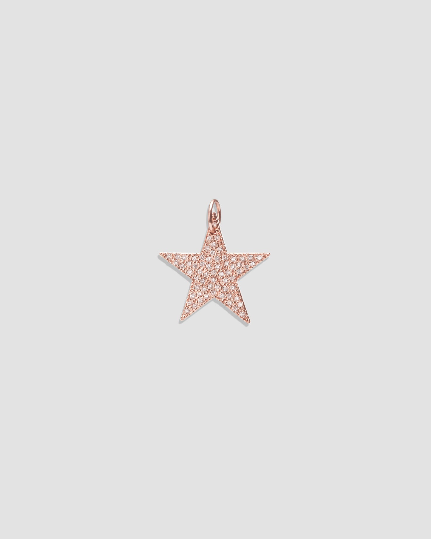 Large Star with Pavé White Diamonds
