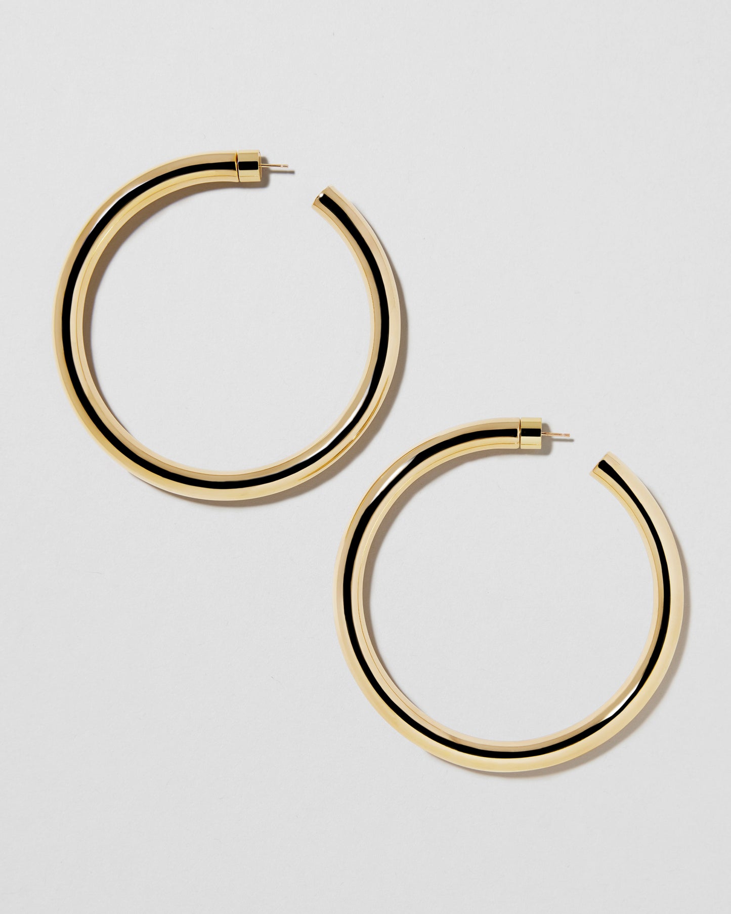 Jennifer Fisher - 2.5'' Kevin Hoops - Yellow Gold