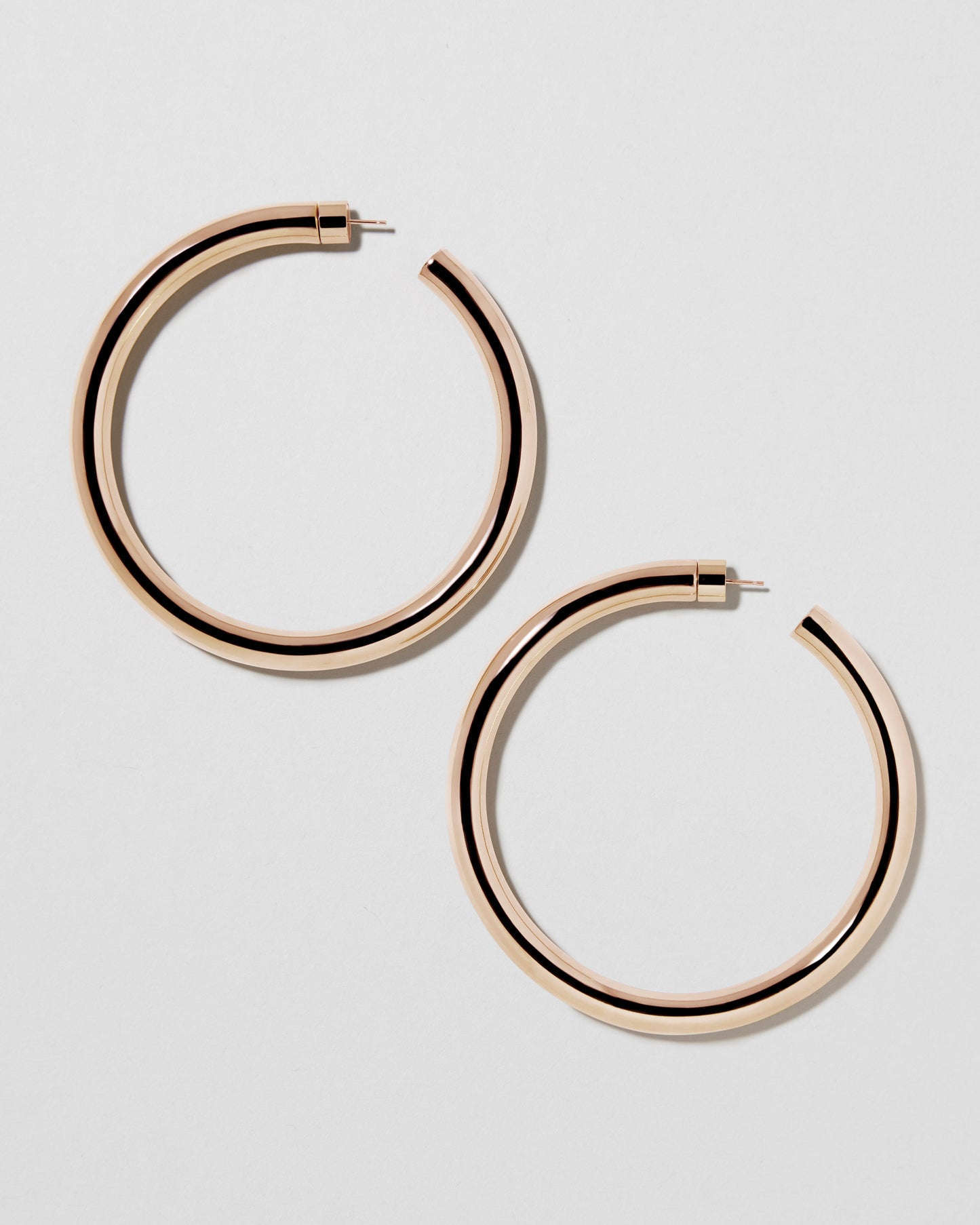 Jennifer Fisher - 2.5'' Kevin Hoops - Rose Gold