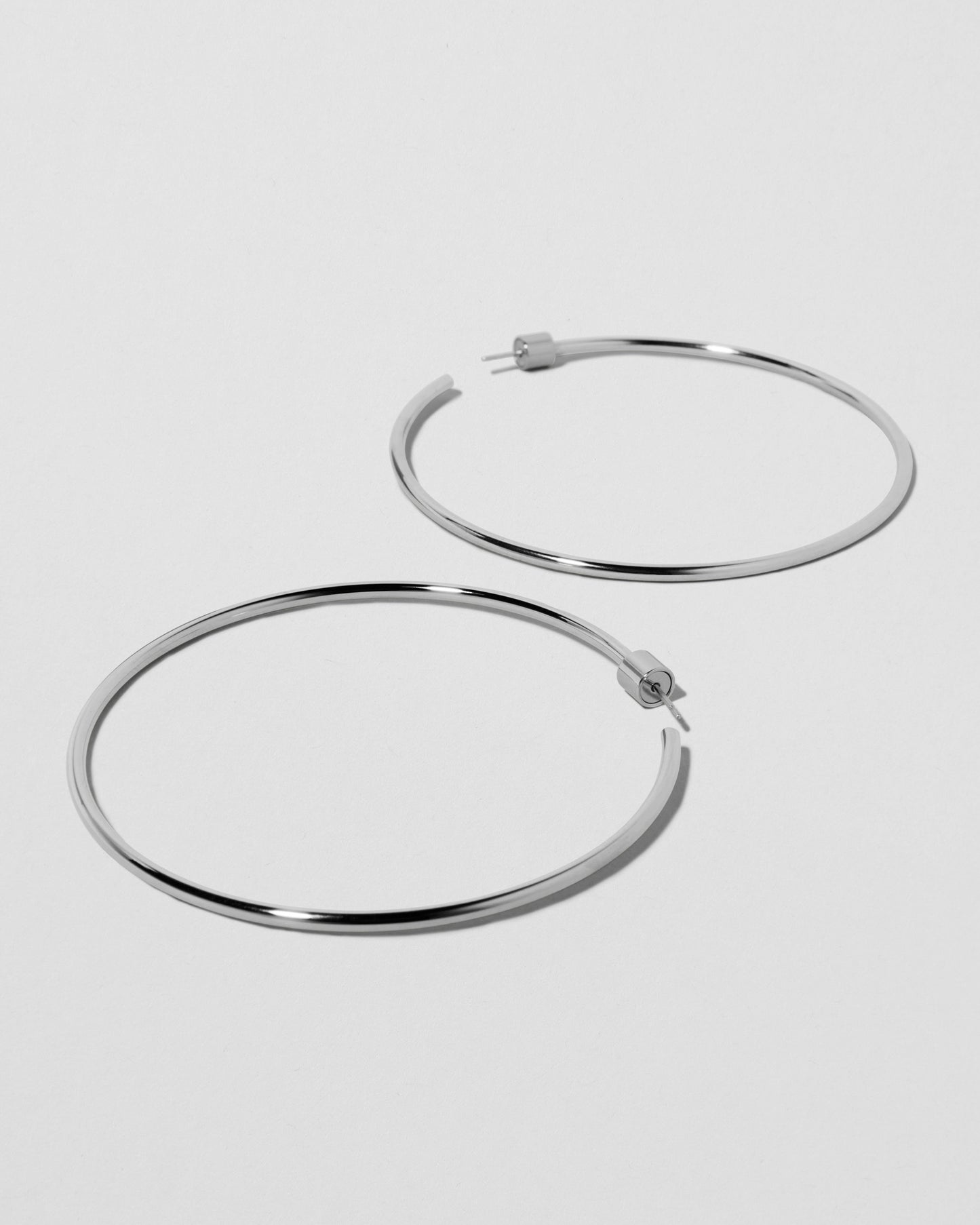 Jennifer Fisher - 2'' Thread Baby Hoops - Silver