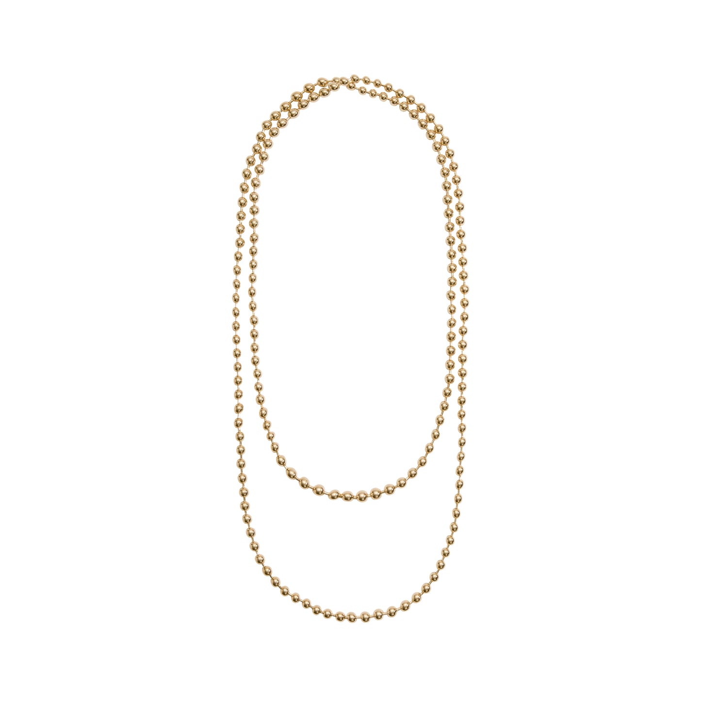 Continual Small Brass Pearls