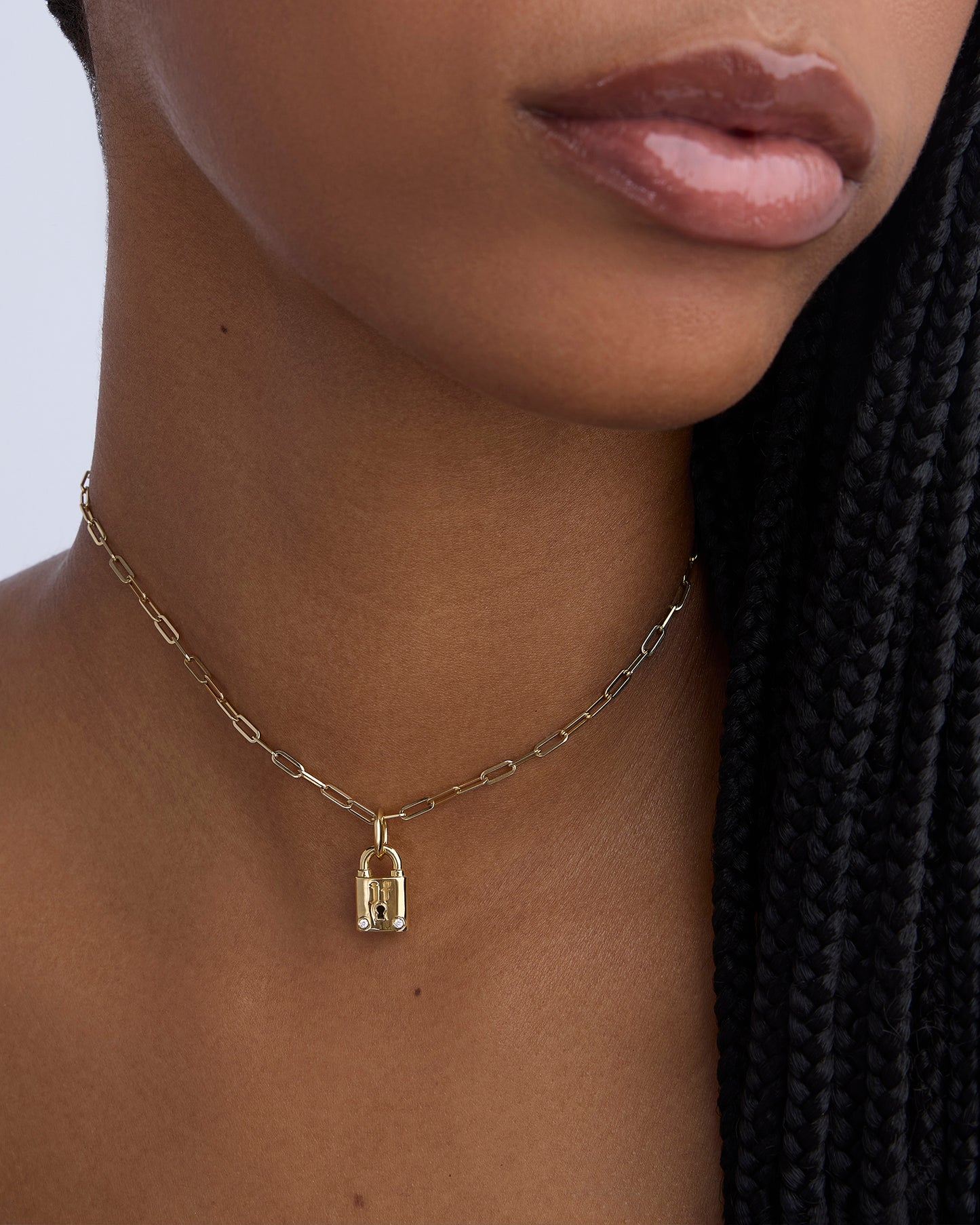 Small Lock - 2 Diamonds