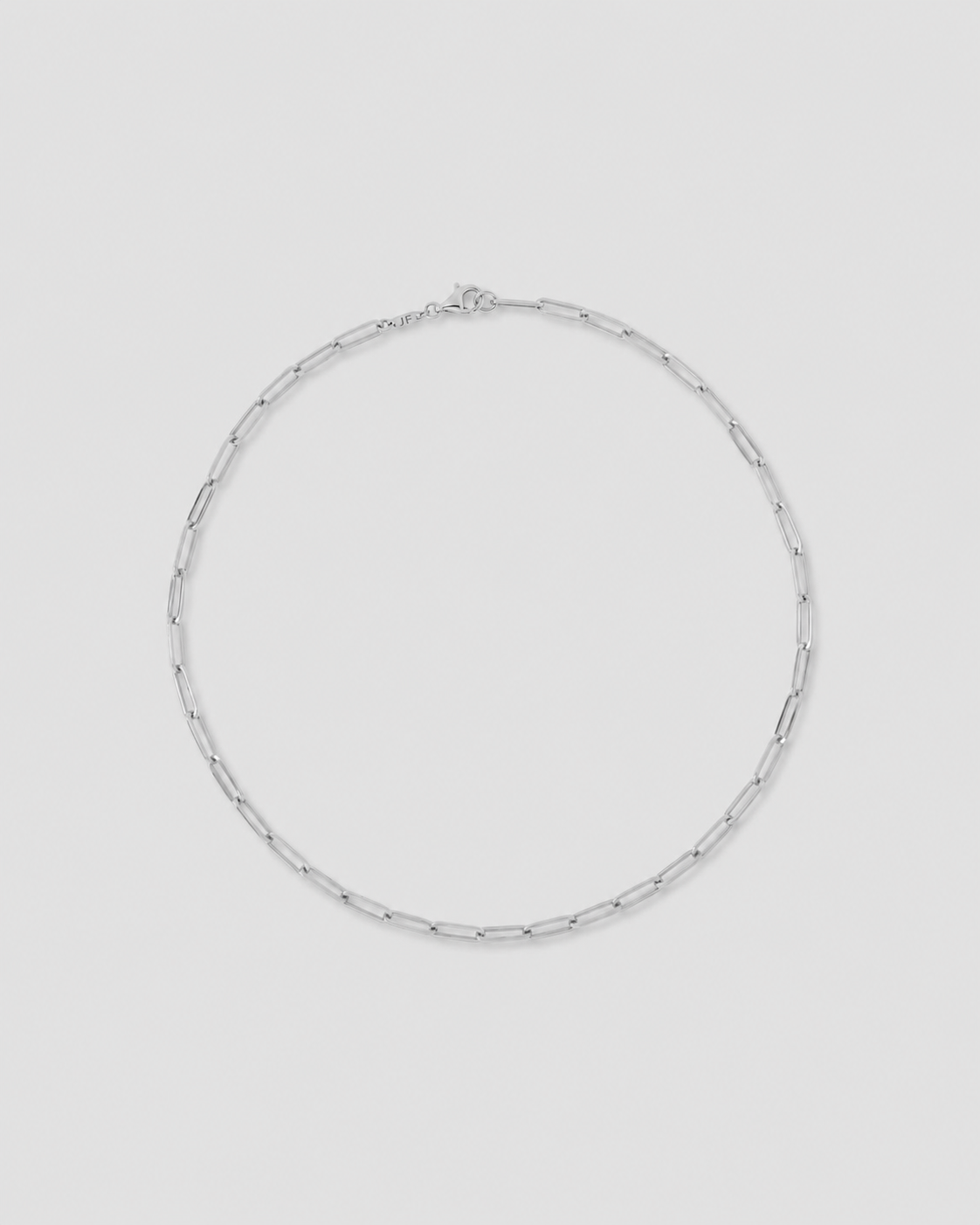 Long Link Chain in 14K necklace - alternate angle | womens gold chain