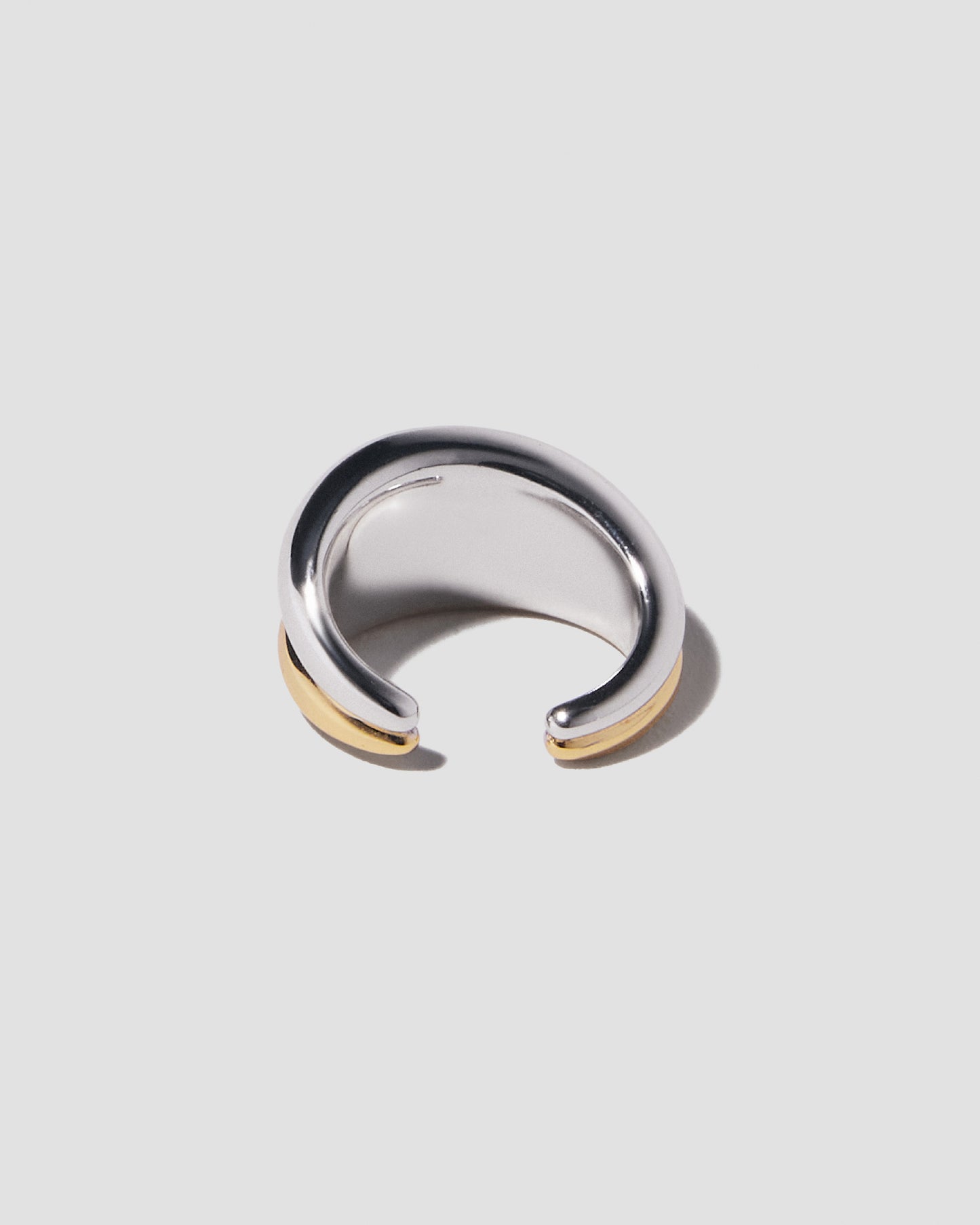 Earcuff on grey background