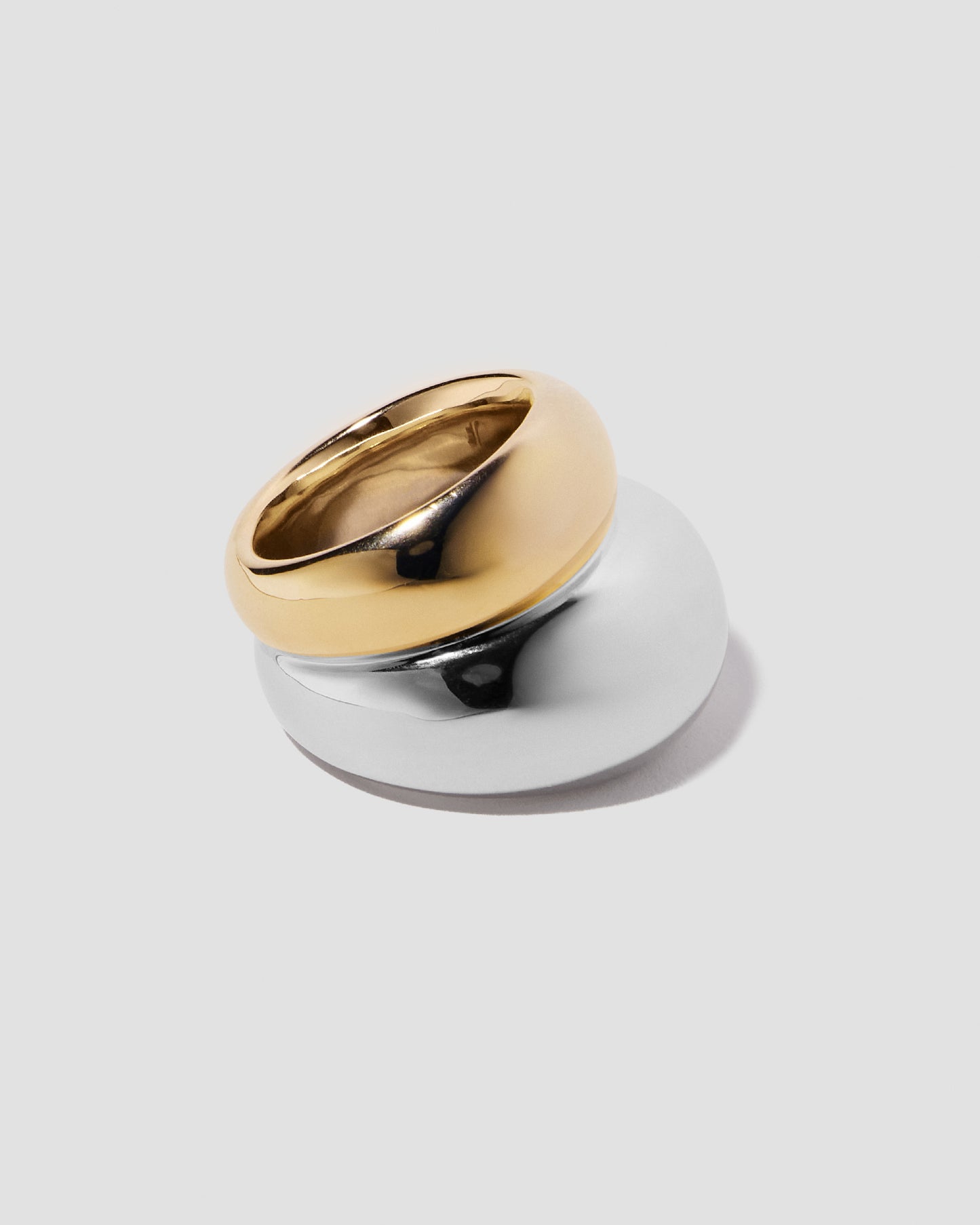 Ring on grey background