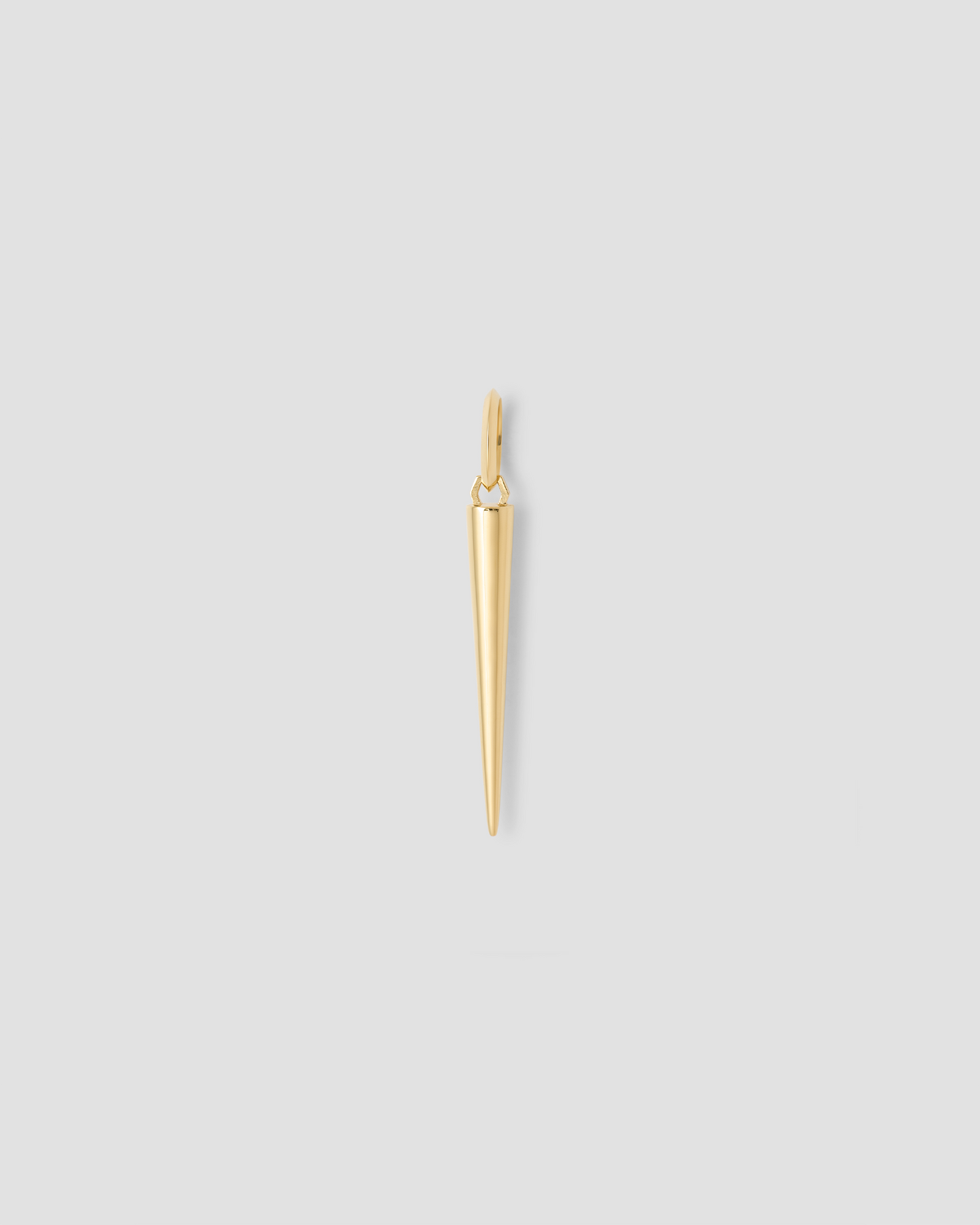 Skinny Cone Charm in 18K Yellow Gold