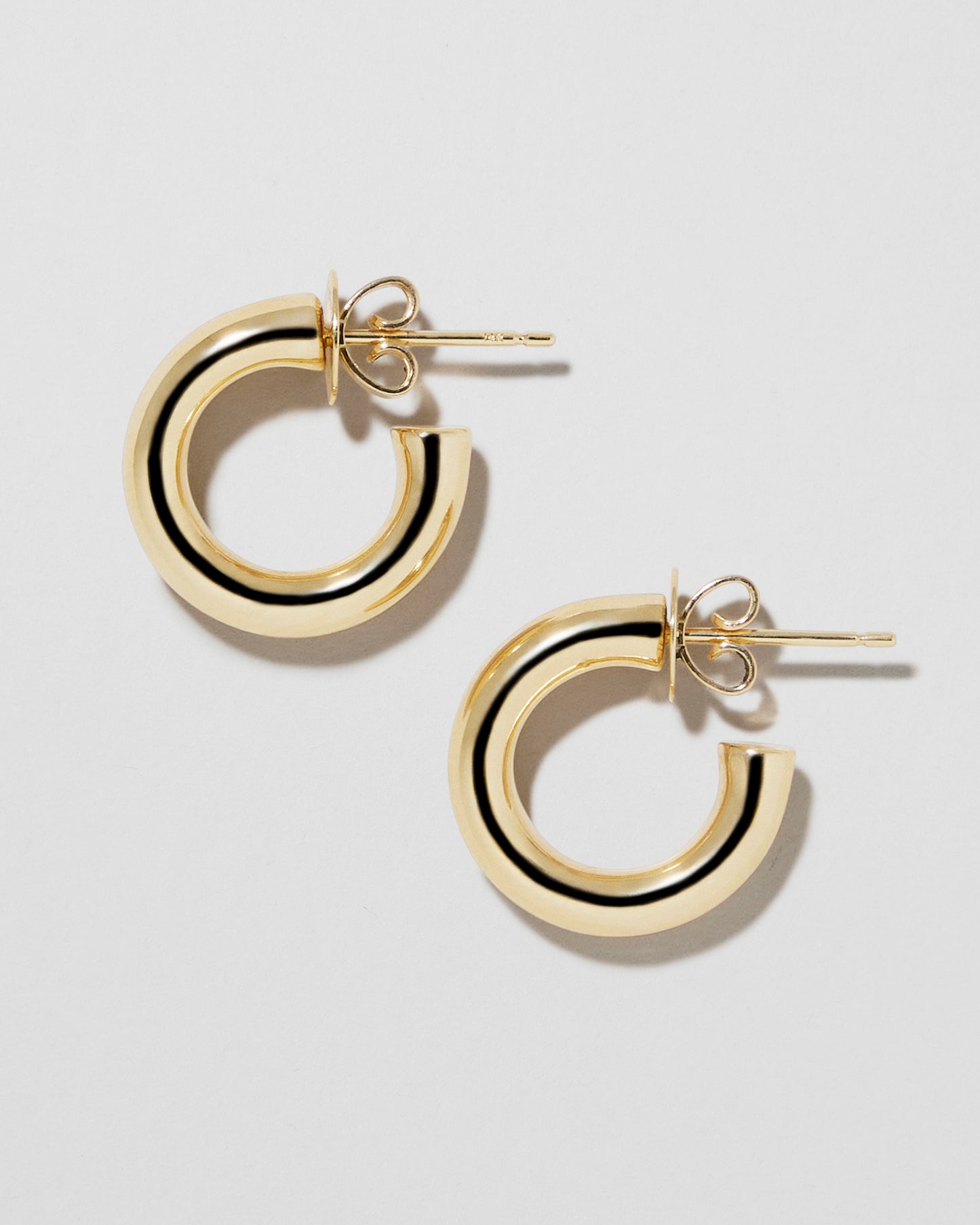 Jennifer Fisher - Fine Micro Lilly Huggies - Yellow Gold