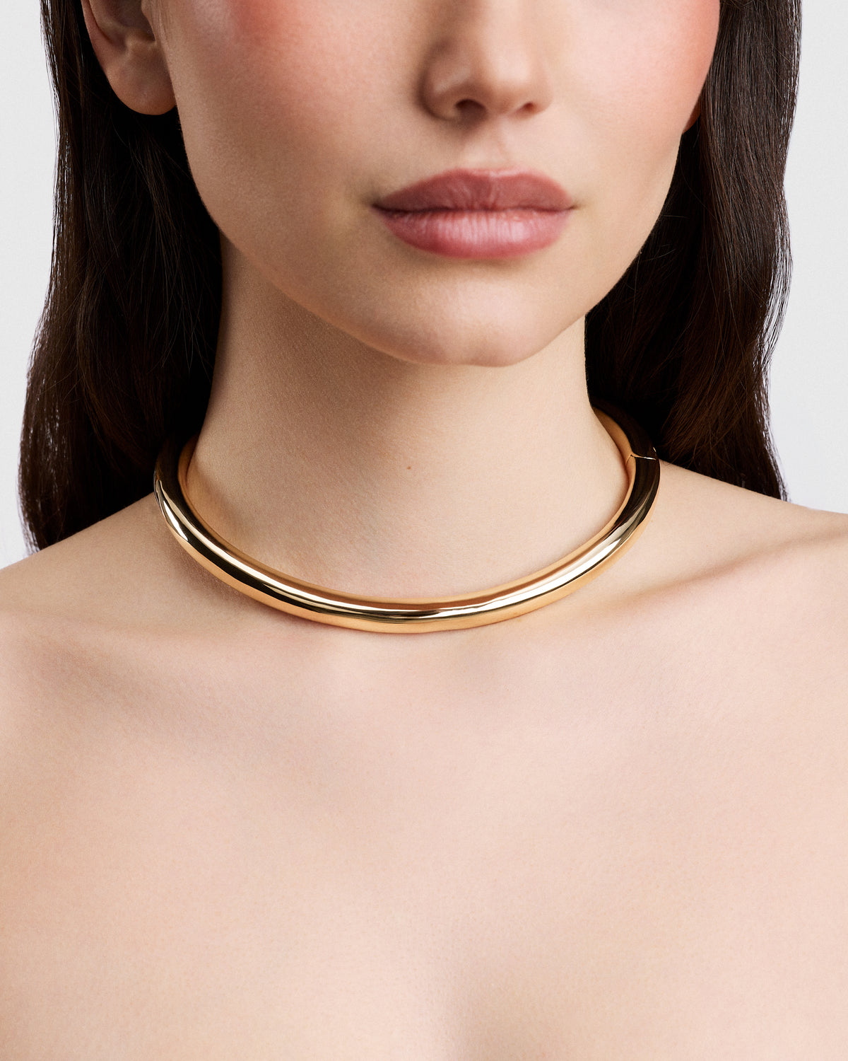 Jamma Choker gold necklace - close-up detail | necklaces for women