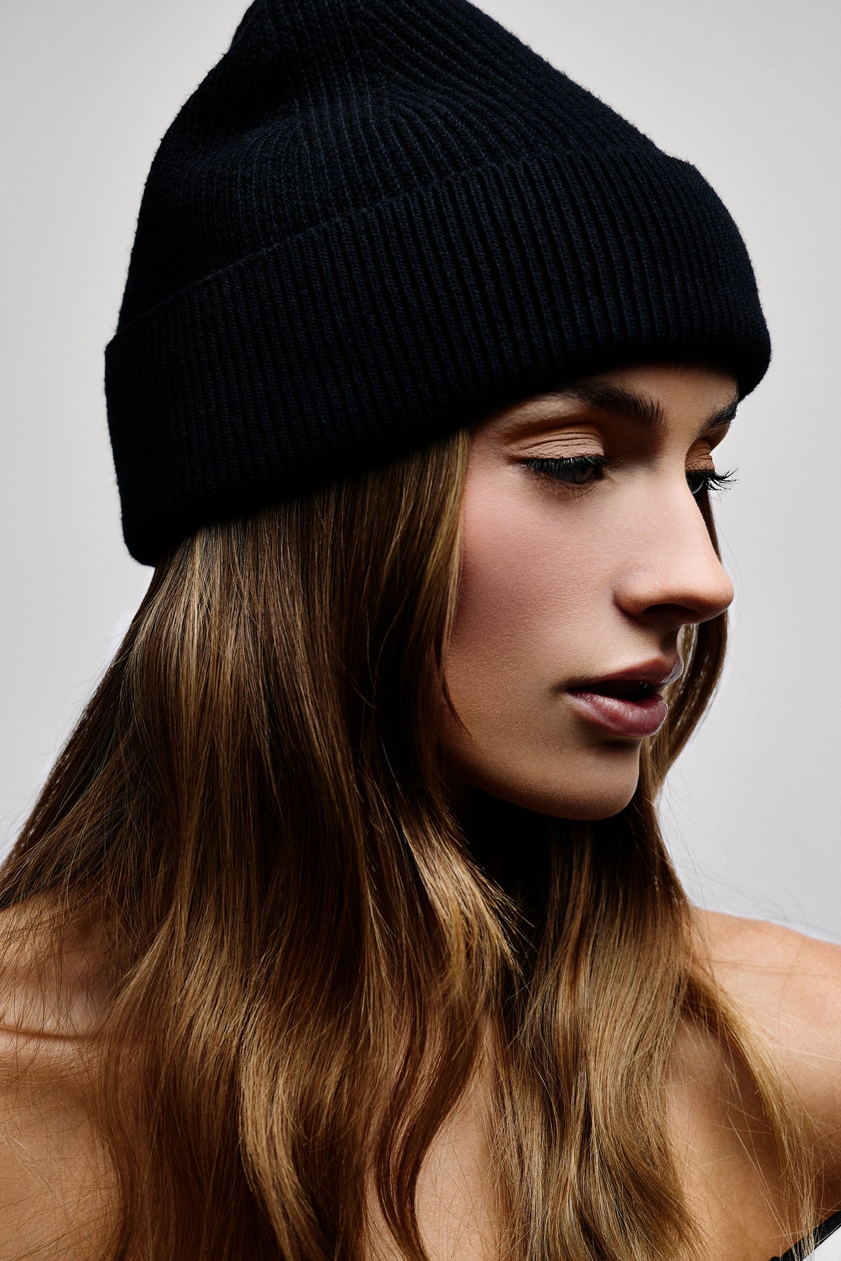 The Iconic Black Beanie - close-up detail | jennifer fisher