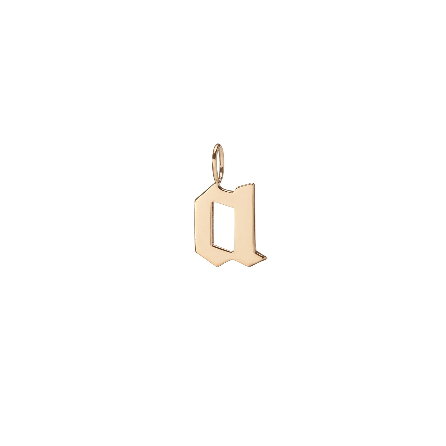 Medium Gothic Letter - 18K Yellow Gold
