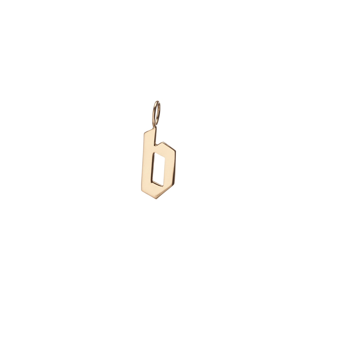 Medium Gothic Letter - 18K Yellow Gold