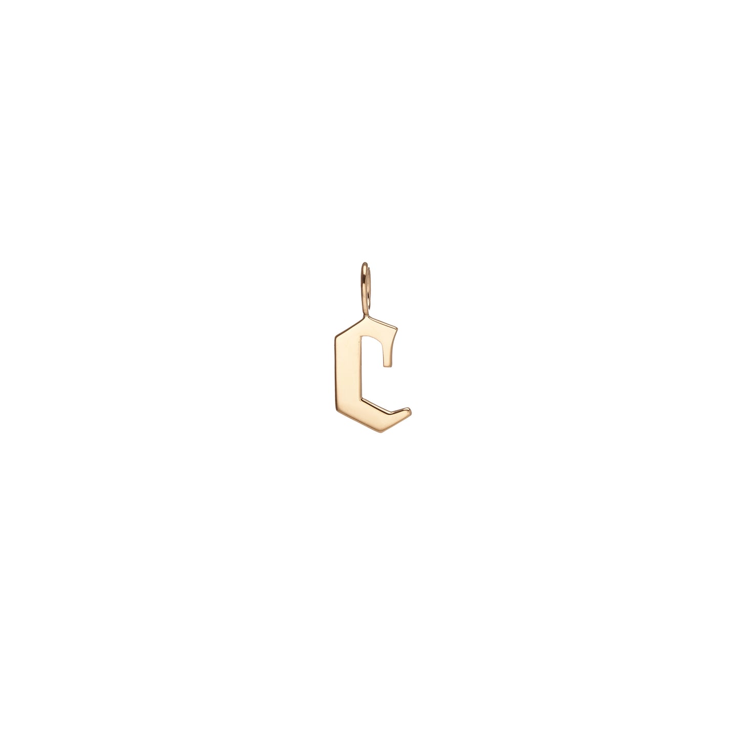 Medium Gothic Letter - 18K Yellow Gold