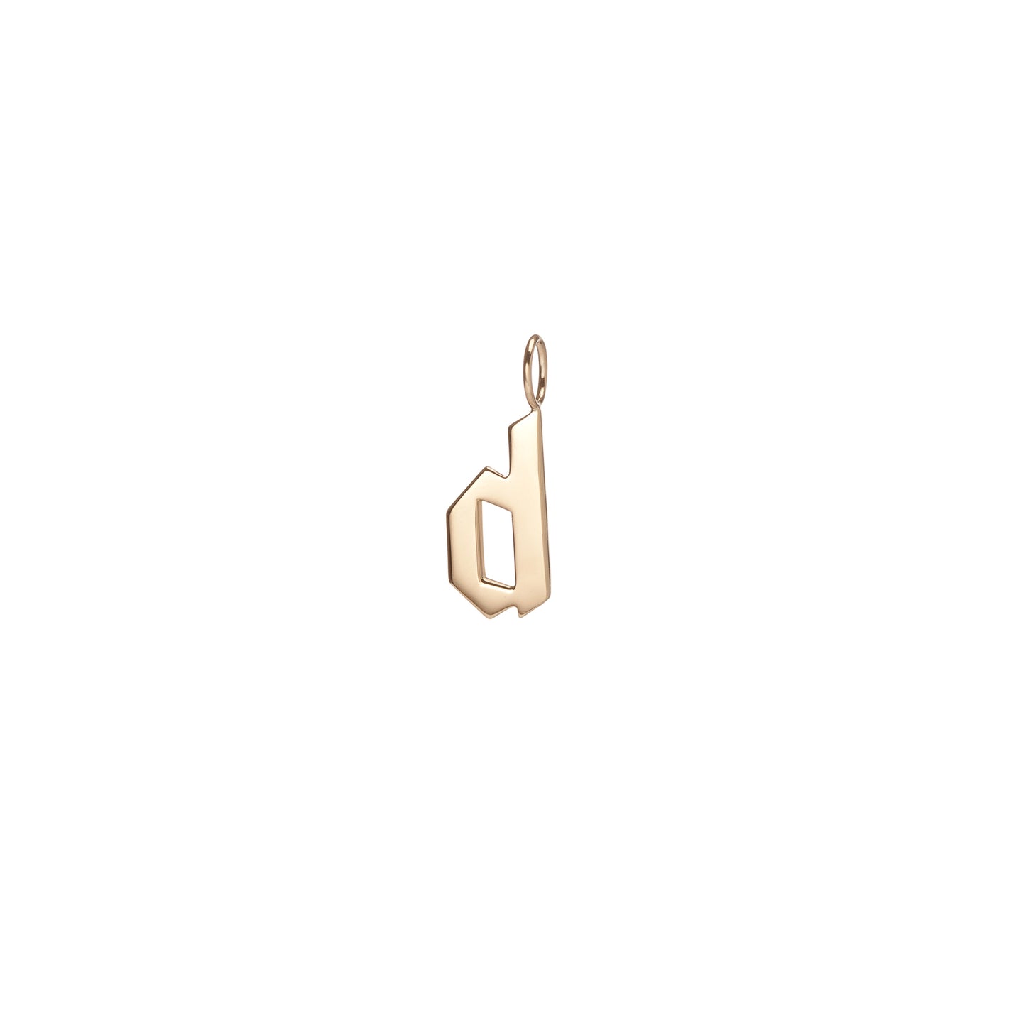 Medium Gothic Letter - 18K Yellow Gold