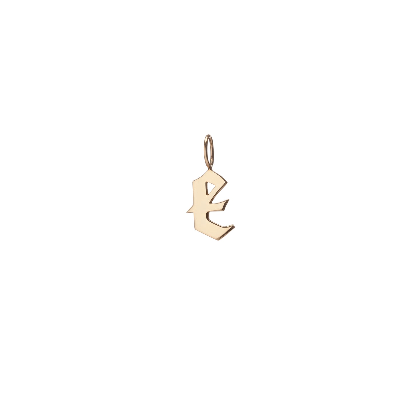 Medium Gothic Letter - 18K Yellow Gold