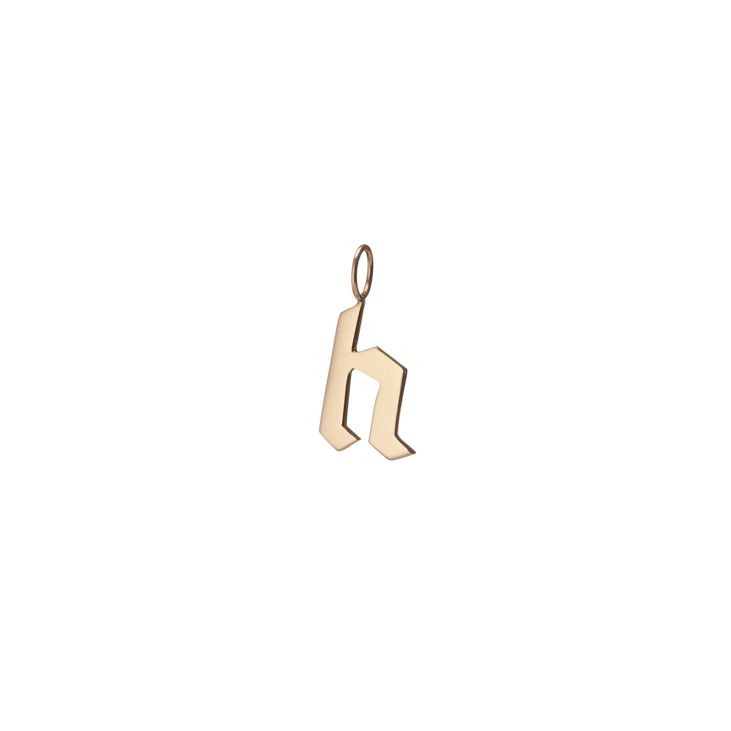 Medium Gothic Letter - 18K Yellow Gold