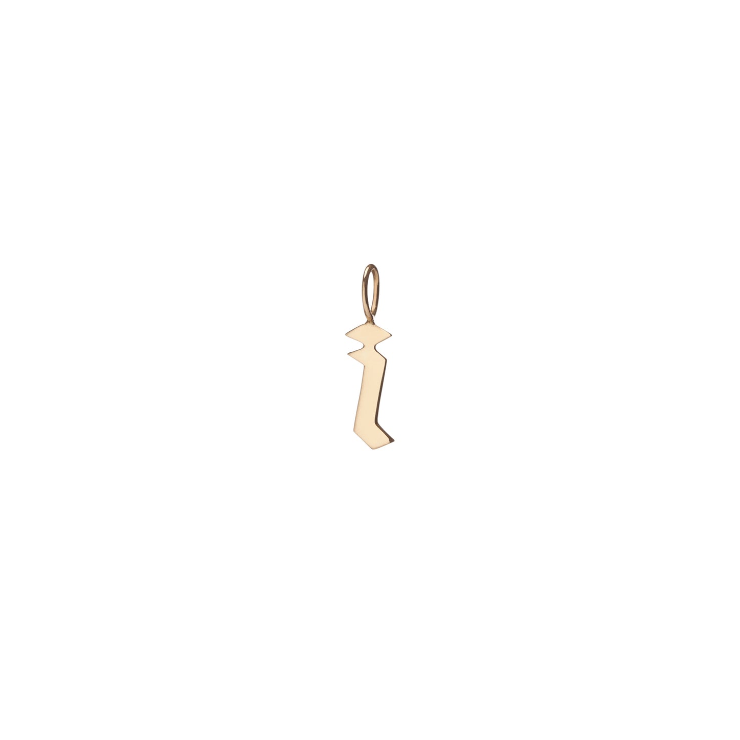 Medium Gothic Letter - 18K Yellow Gold