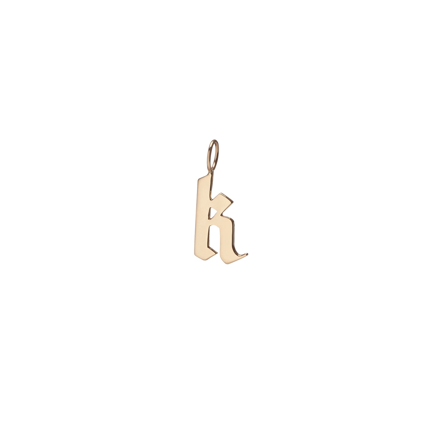 Medium Gothic Letter - 18K Yellow Gold