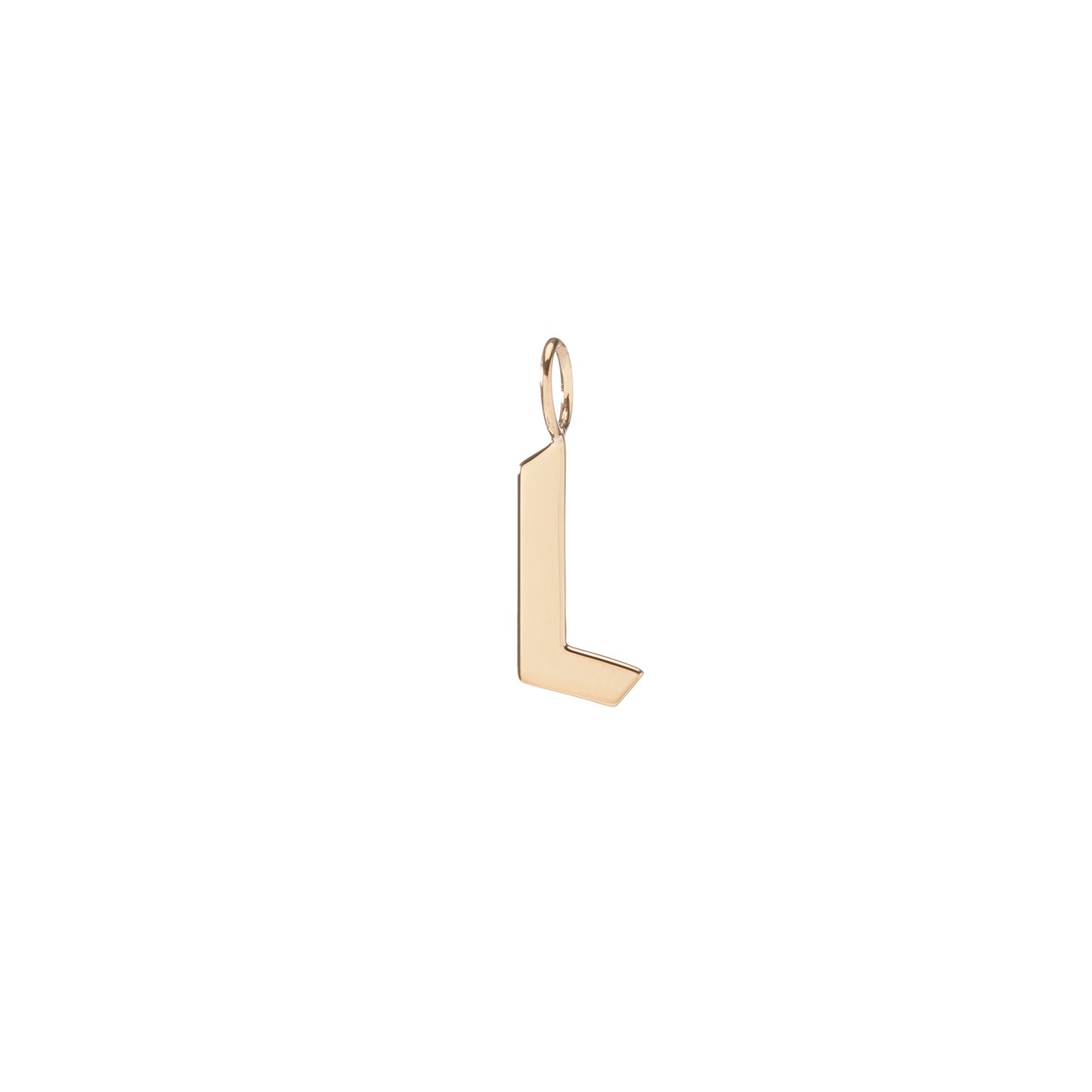 Medium Gothic Letter - 18K Yellow Gold