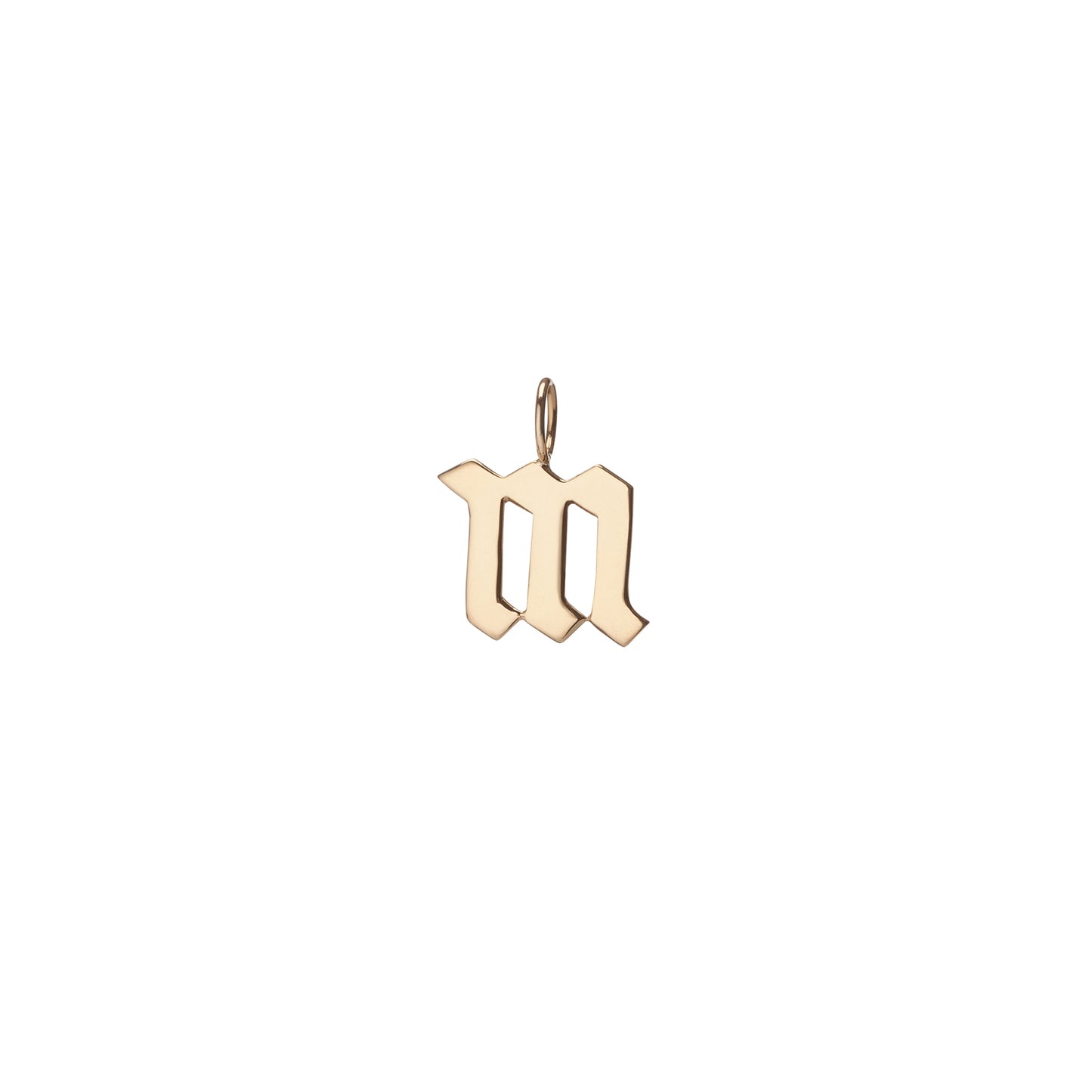 Medium Gothic Letter - 18K Yellow Gold