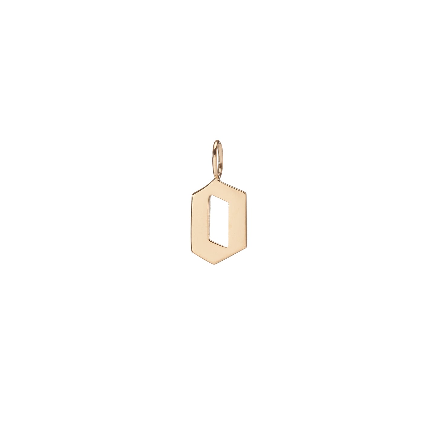 Medium Gothic Letter - 18K Yellow Gold