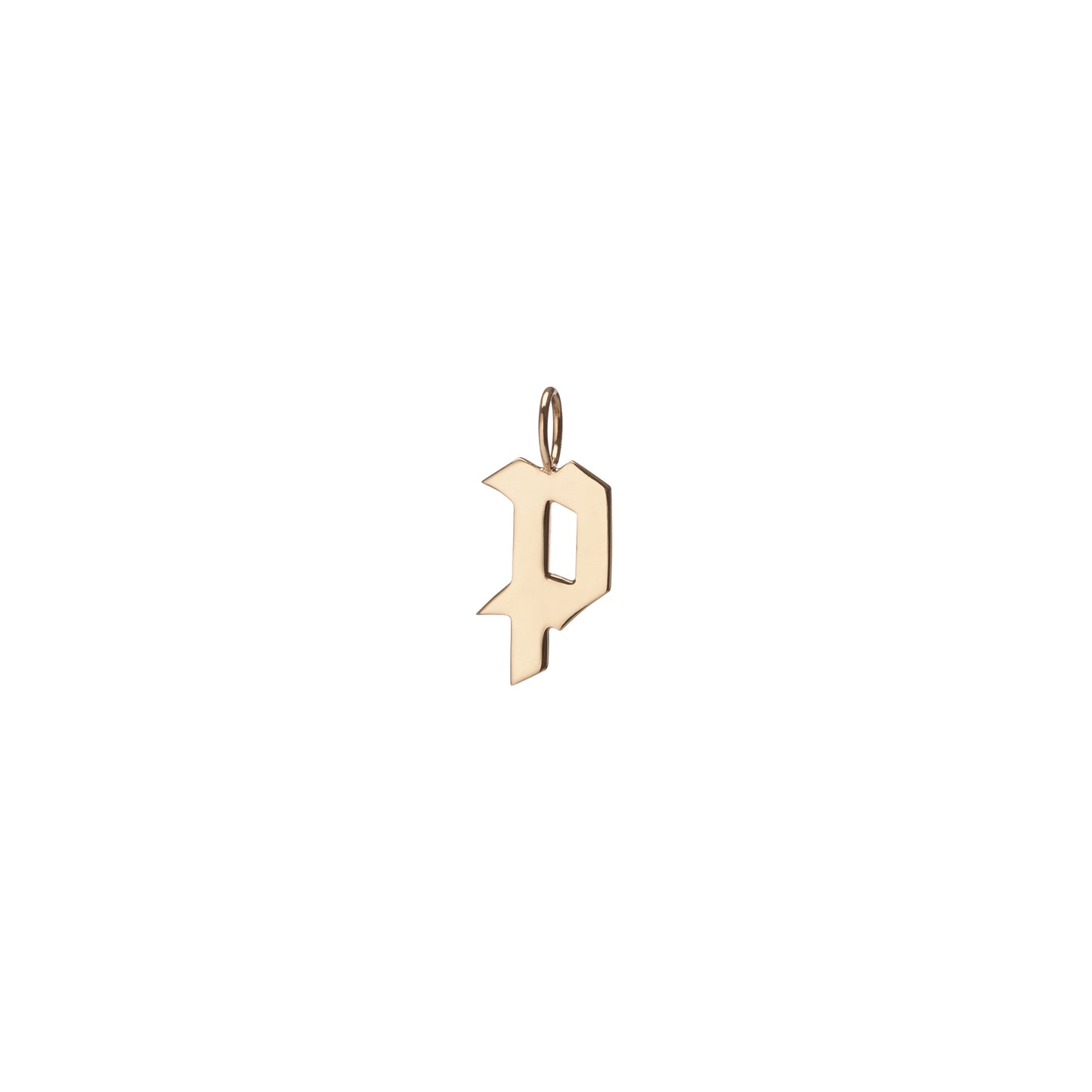 Medium Gothic Letter - 18K Yellow Gold