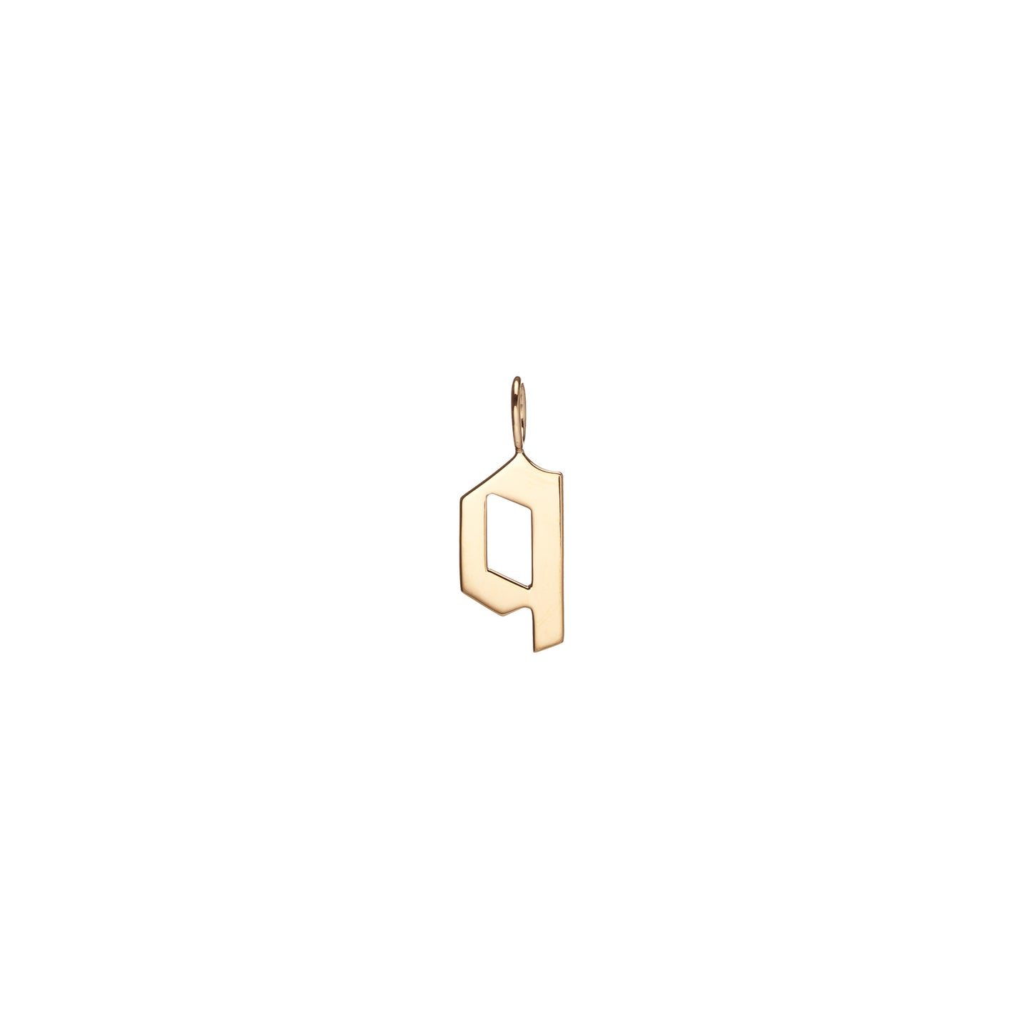 Medium Gothic Letter - 18K Yellow Gold