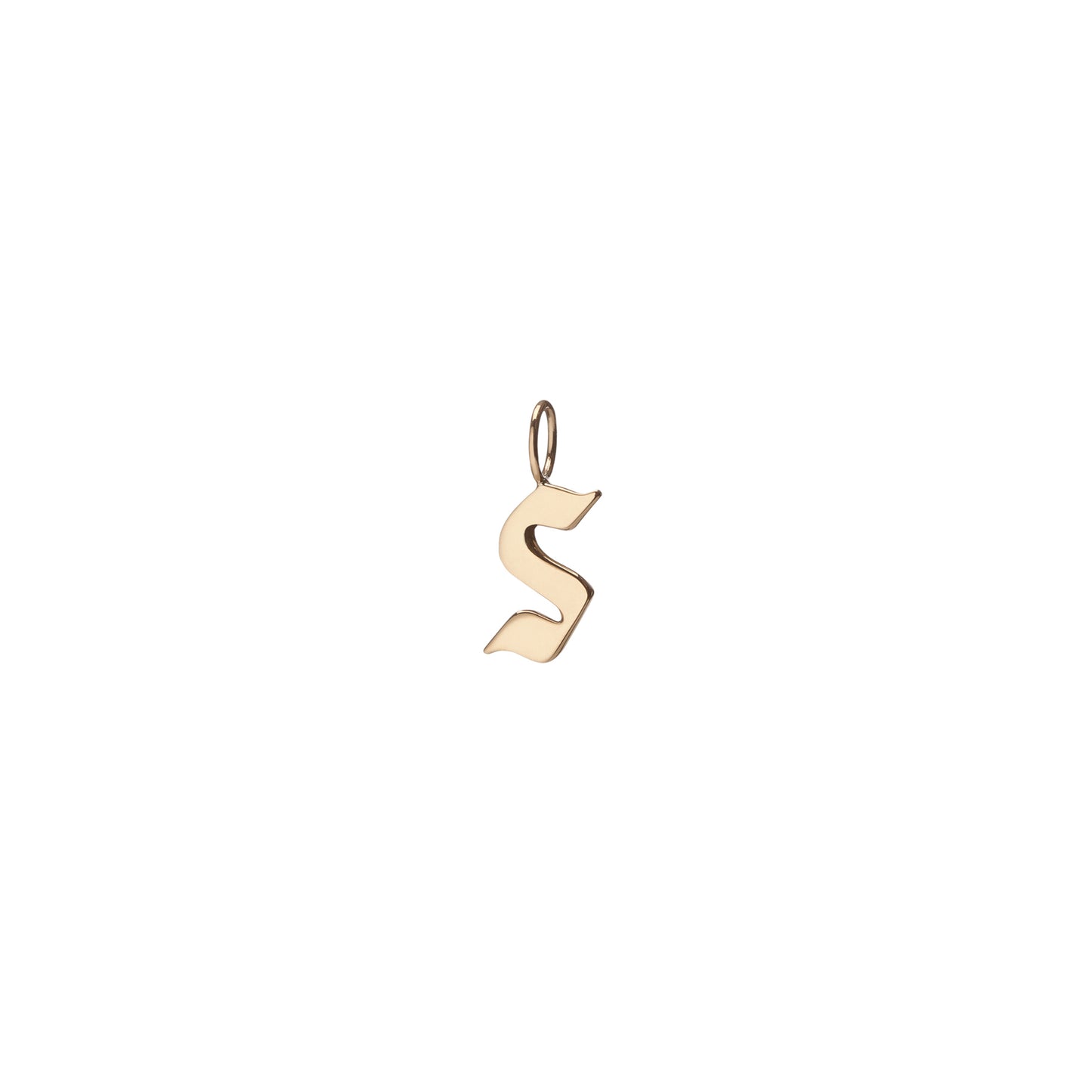 Medium Gothic Letter - 18K Yellow Gold