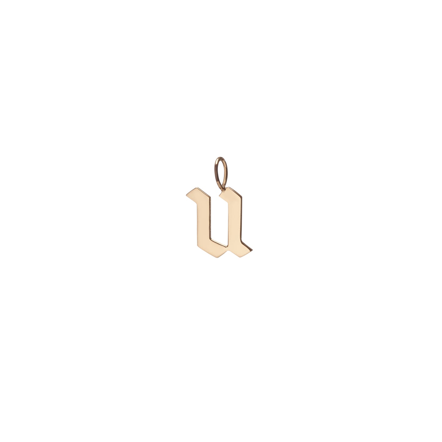 Medium Gothic Letter - 18K Yellow Gold