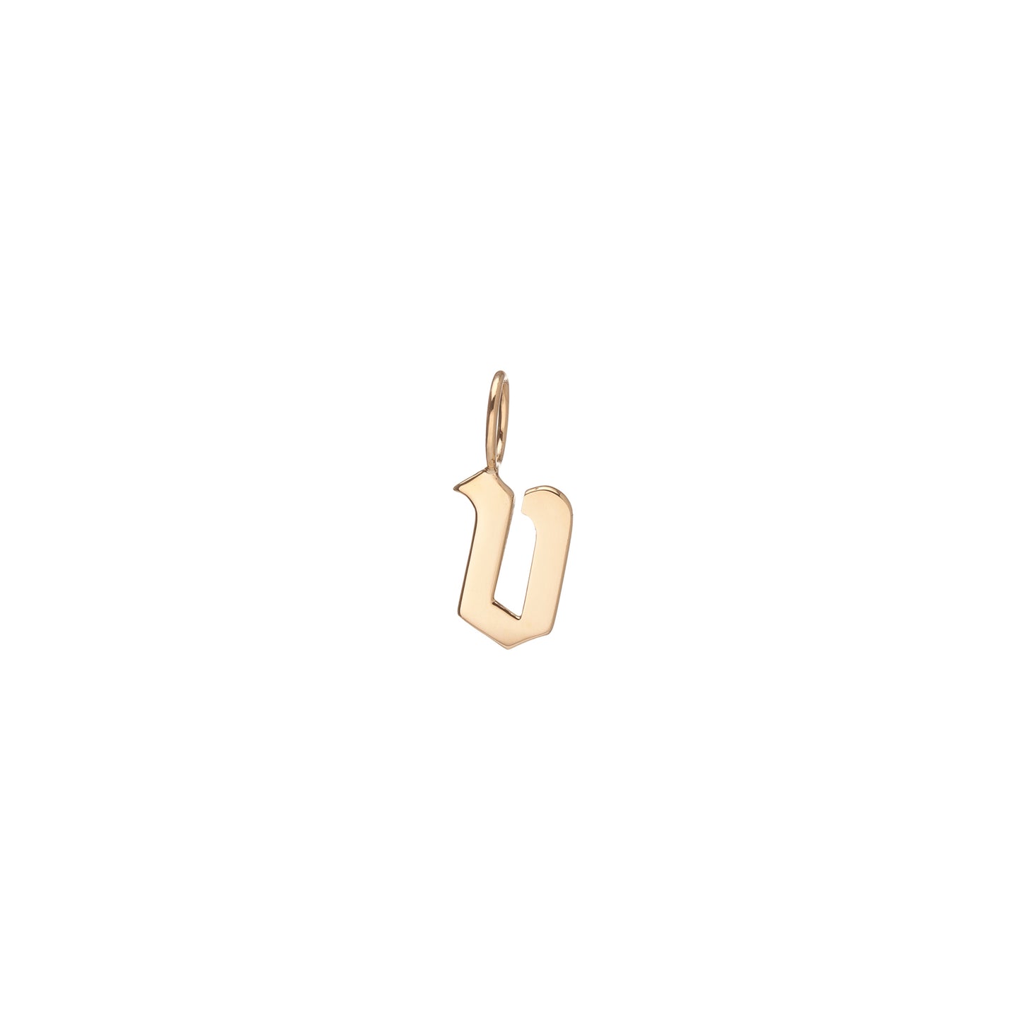 Medium Gothic Letter - 18K Yellow Gold
