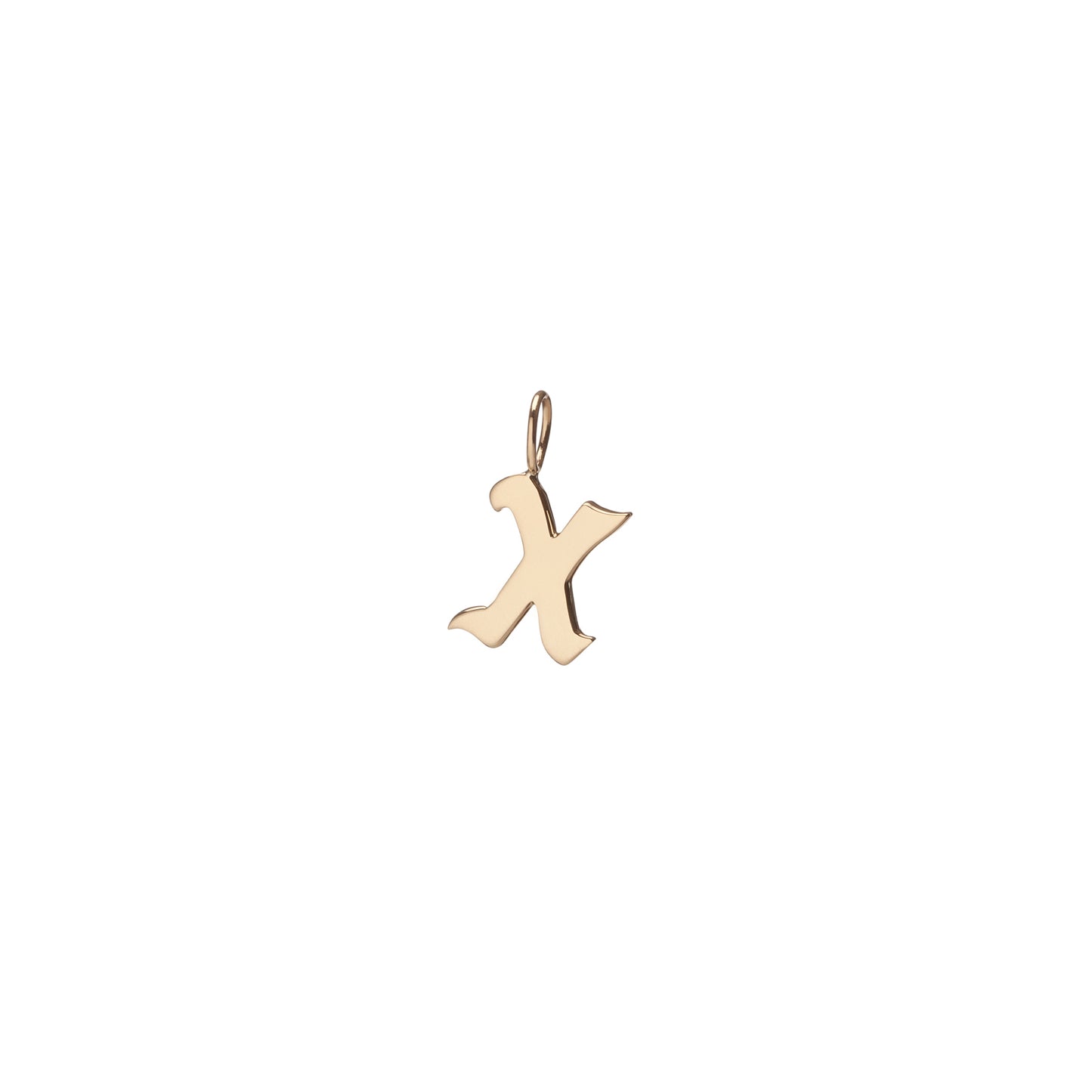 Medium Gothic Letter - 18K Yellow Gold
