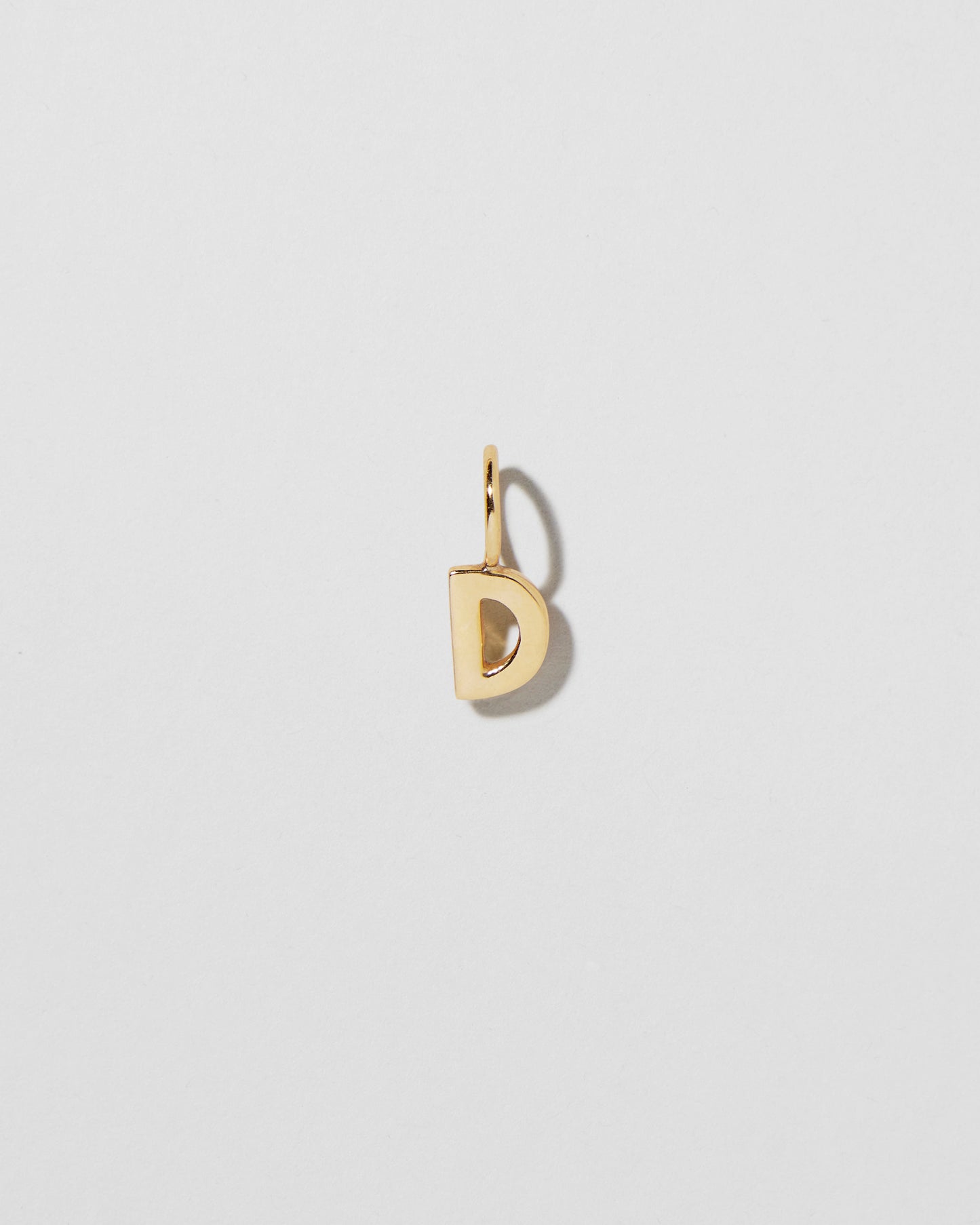 Jennifer Fisher - Mini Minimal Block Letter D - Yellow Gold