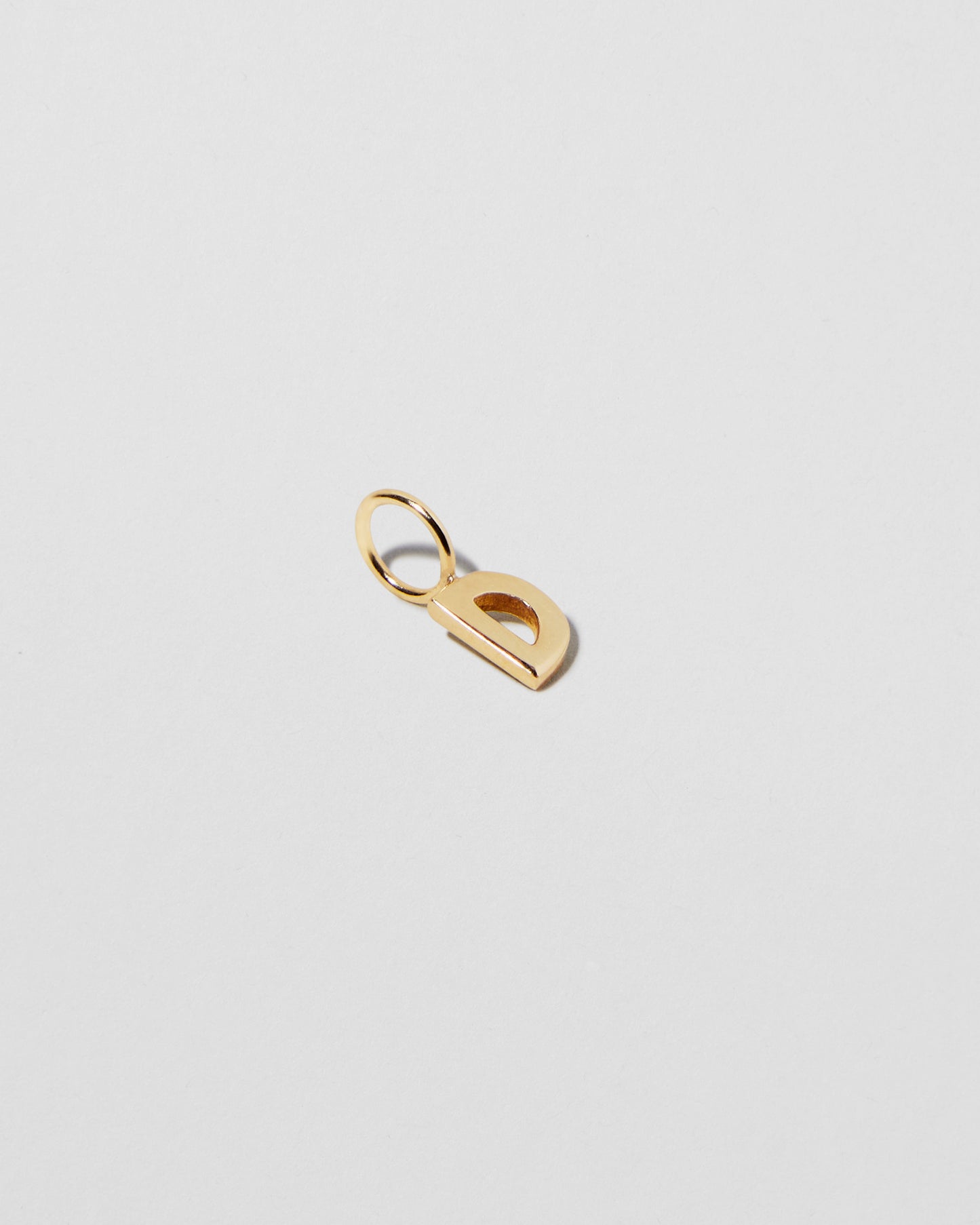 Jennifer Fisher - Mini Minimal Block Letter D - Yellow Gold