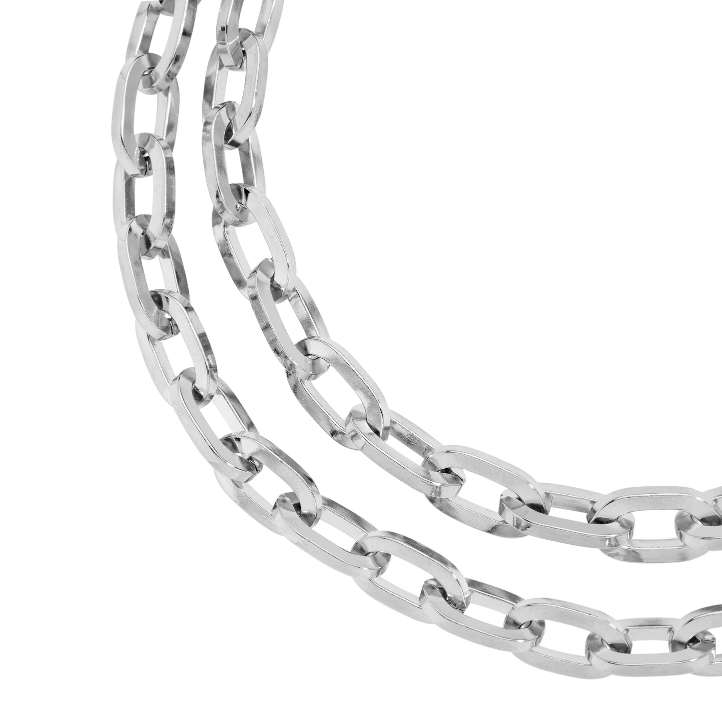 Double Small Essential Brass Necklace