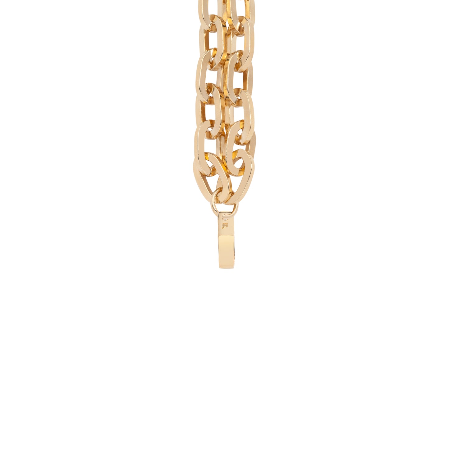 Double Small Essential Brass Necklace