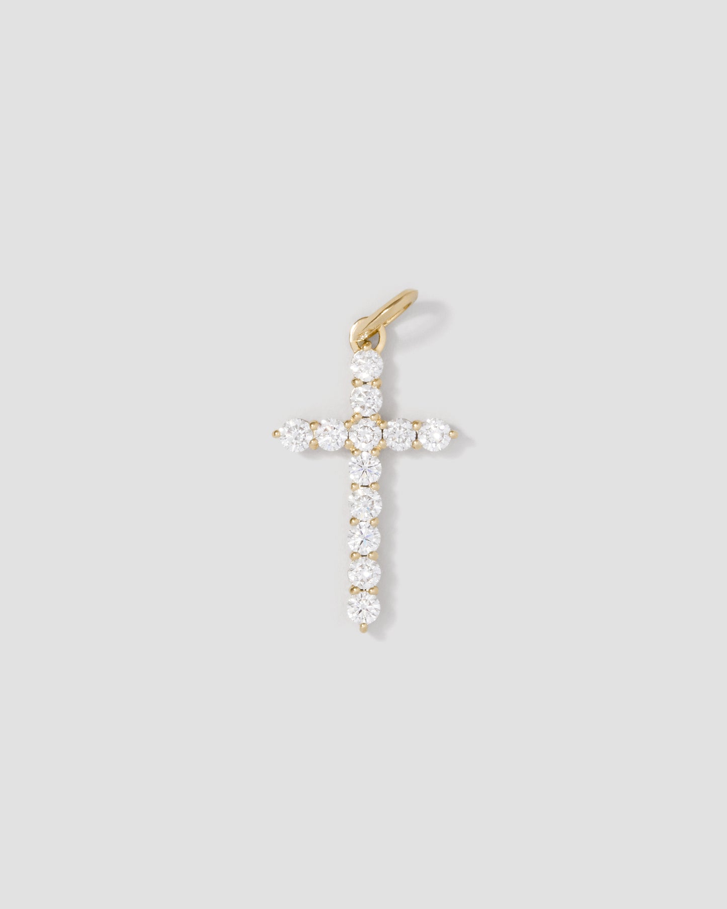Jumbo Floating Diamond Cross