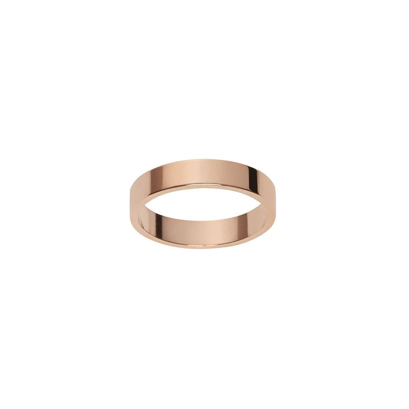 Flat Wedding Band