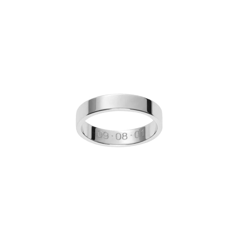 Flat Wedding Band