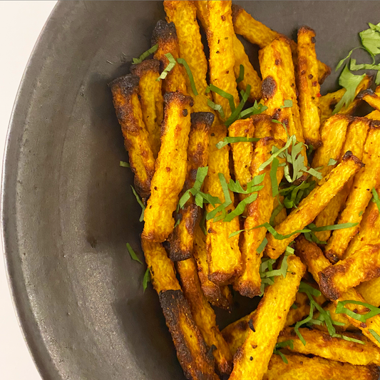 Baked Jicama Fries