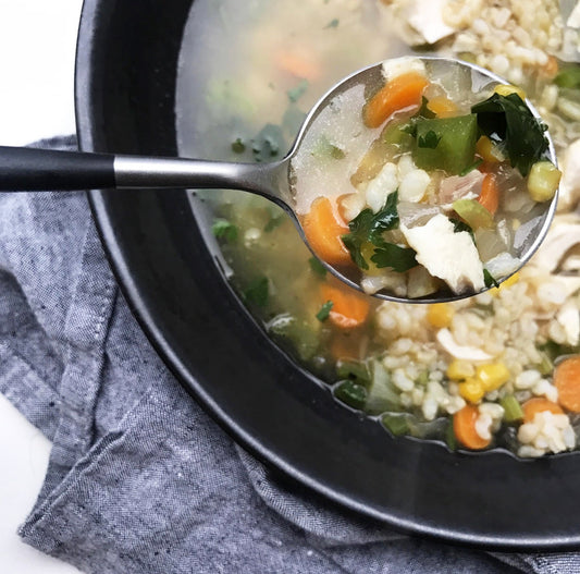 THE EASIEST ROTISSERIE CHICKEN SOUP EVER