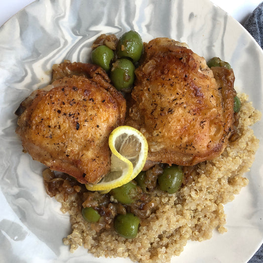 Savory Chicken with Green Olives