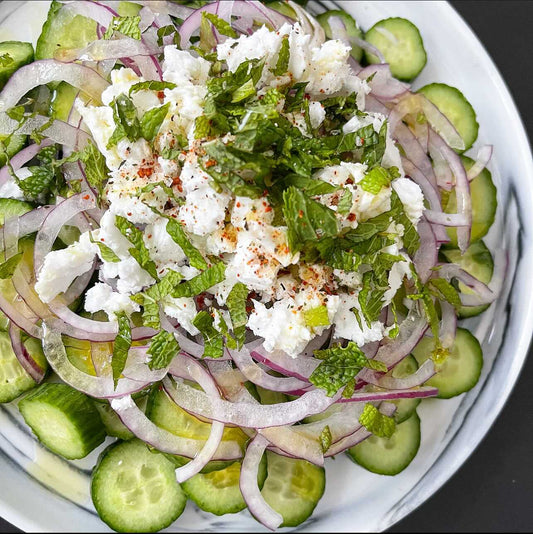 SIMPLE CUCUMBER SALAD