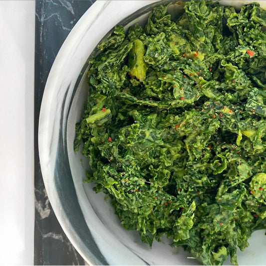 MY FAVE 5 INGREDIENT MASSAGED KALE SALAD