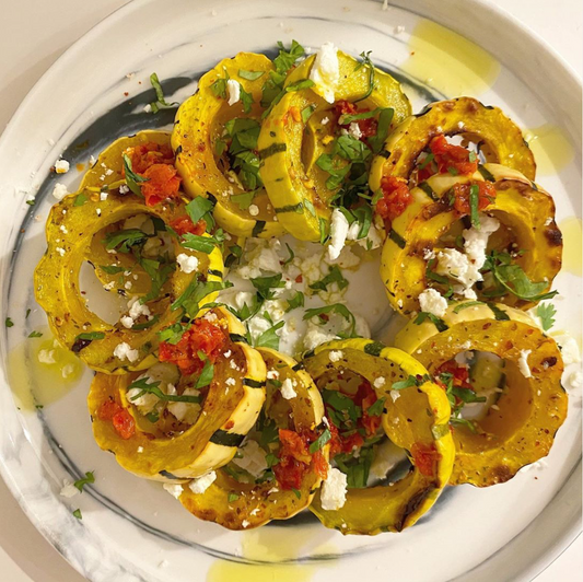 ROASTED DELICATA SQUASH