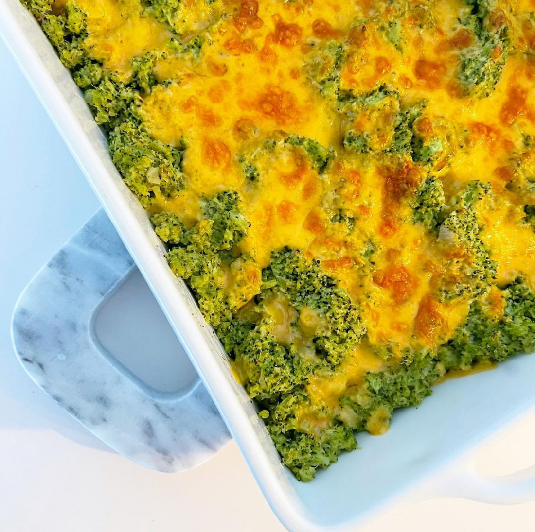 CHEESY BROCCOLI RICE BAKE