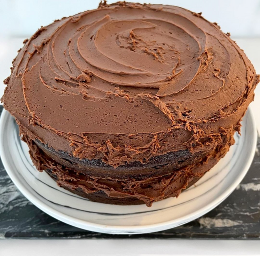 GOOEY YUMMY HOMESTYLE SCRATCH BAKED CHOCOLATE CAKE